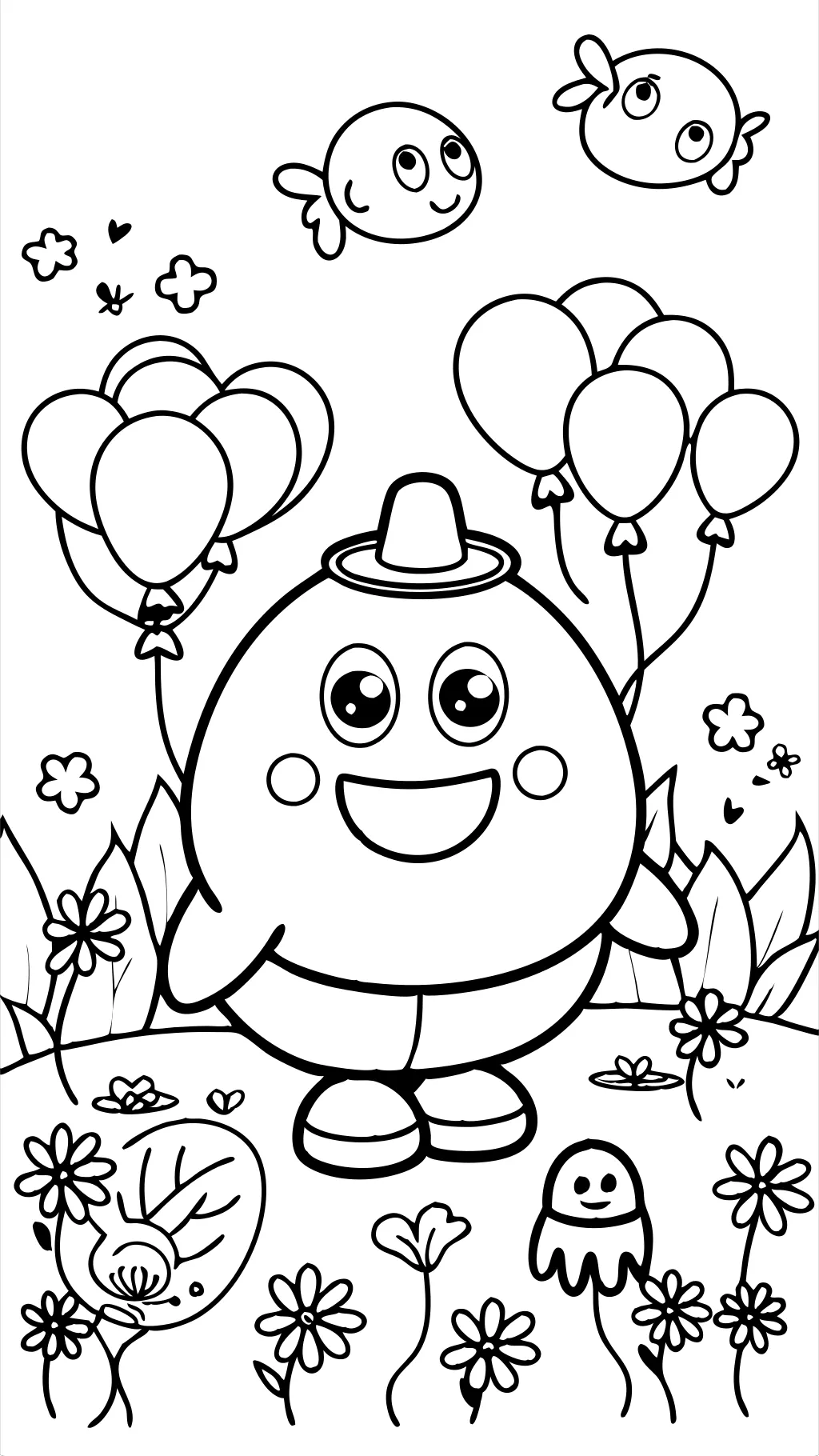 bloop coloring pages